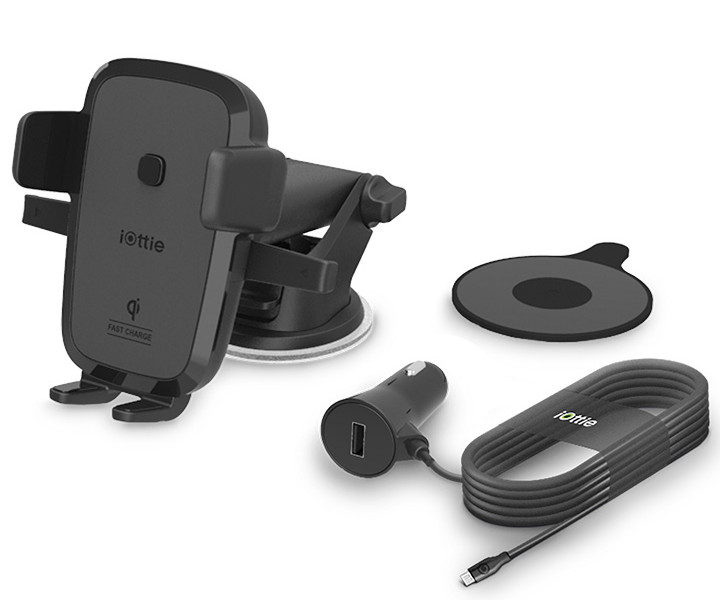 Автодержатель iOttie Car and Desk Holder Qi Wireless Fast Charging Mount Easy One Touch 4 (HLCRIO134)